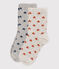 Lot de 2 paires de chaussettes enfant garçon-fille variante 1