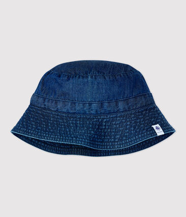PETIT BATEAU - Bob en denim bébé en coton biologique