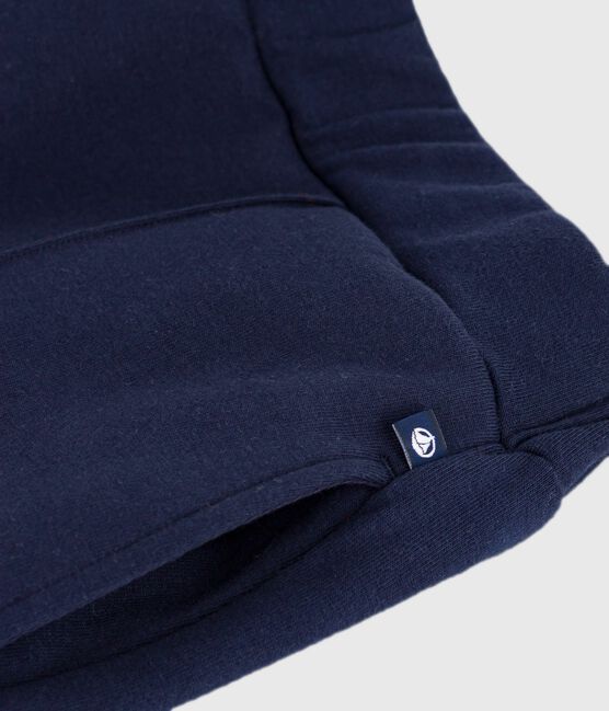 Pantalon femme en coton bleu SMOKING