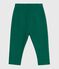 Pantalon bébé en coton uni vert EVERGREEN