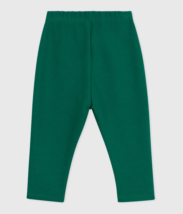 Pantalon b&eacute;b&eacute; en coton uni vert