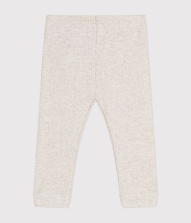 Legging en coton b&eacute;b&eacute; beige