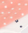 Ensemble naissance salopette en coton imprimé soleils et body orange ABRICOT/ MARSHMALLOW