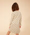 Chemise de nuit en coton motif fleurs enfant blanc AVALANCHE/ MULTICO