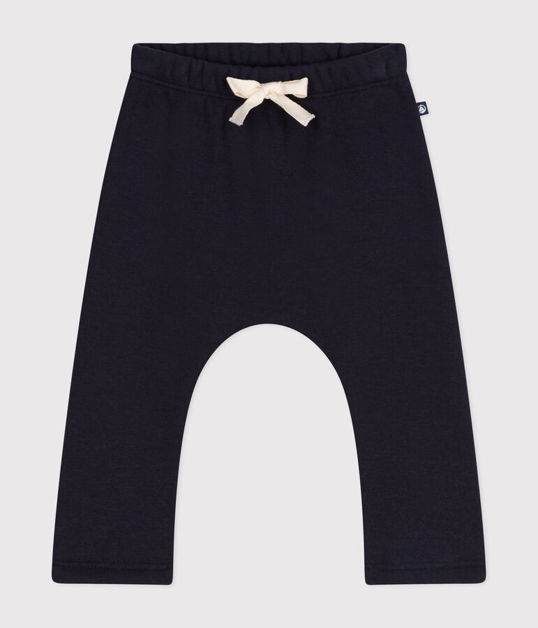 Pantalon en molleton doux et chaud b&eacute;b&eacute; bleu SMOKING