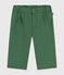 Pantalon en serge bébé vert PALMERAIE