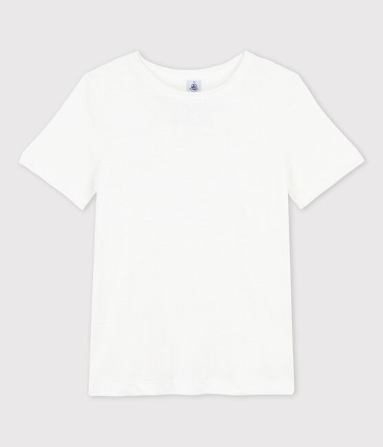 Tee-shirt L'ICONIQUE en lin Femme blanc ECUME