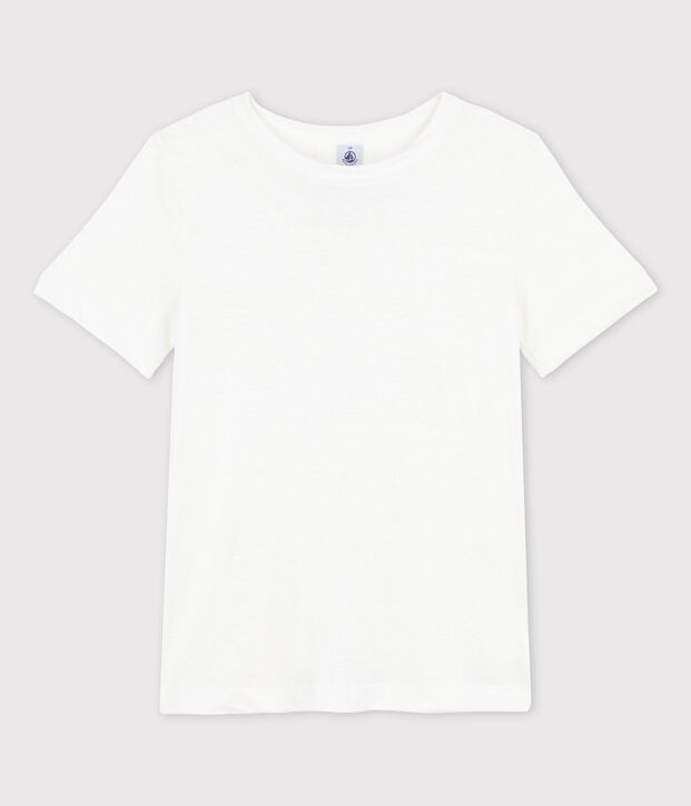 Tee-shirt L'ICONIQUE en lin Femme blanc