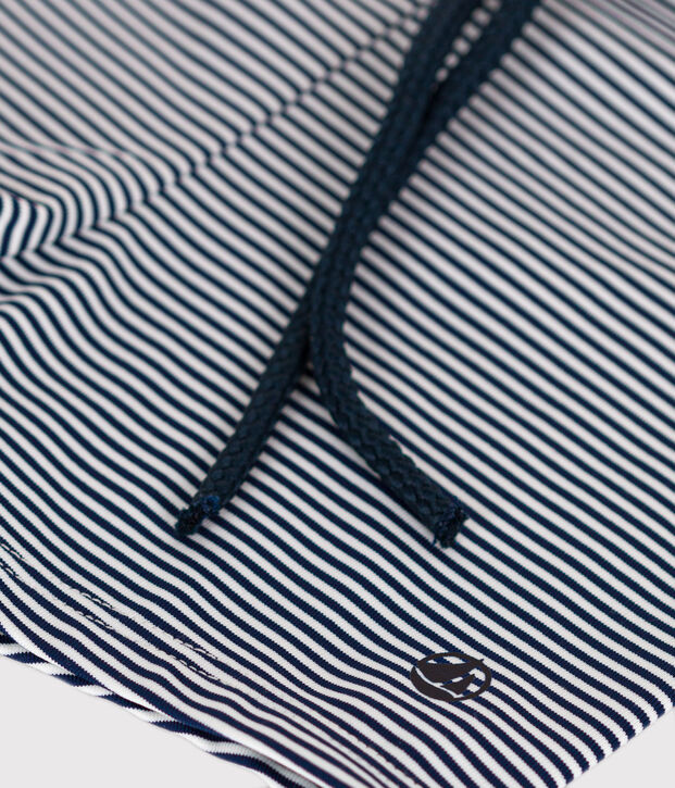 Short de bain b&eacute;b&eacute; bleu/blanc