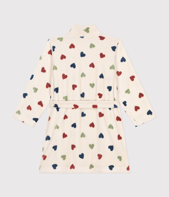 Robe de chambre en polaire imprimée enfant blanc AVALANCHE/ MULTICO