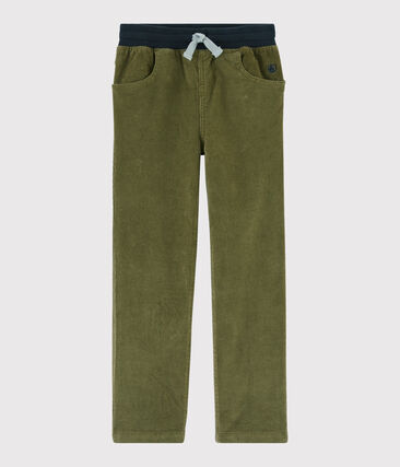 PETIT BATEAU - Pantalon en velours enfant garçon