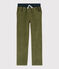 Pantalon en velours enfant garçon vert MILITARY