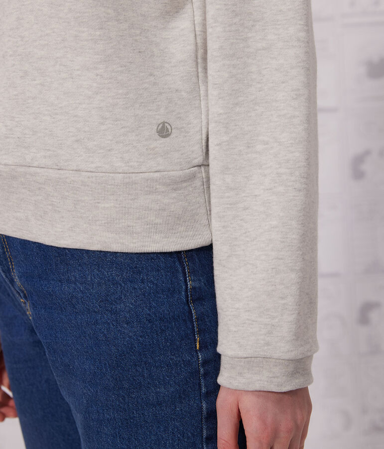 Sweatshirt en molleton Femme gris