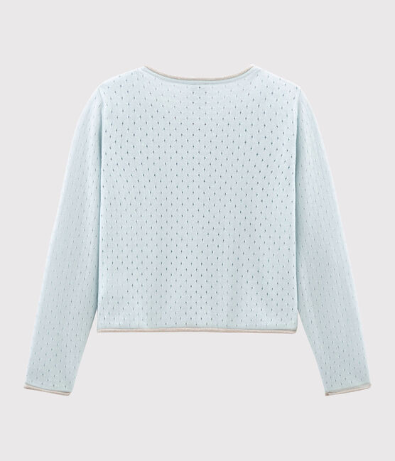 Cardigan enfant fille bleu BOCAL