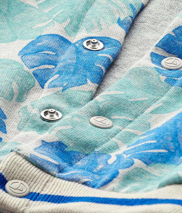 Cardigan b&eacute;b&eacute; gar&ccedil;on imprim&eacute; gris/multicouleur