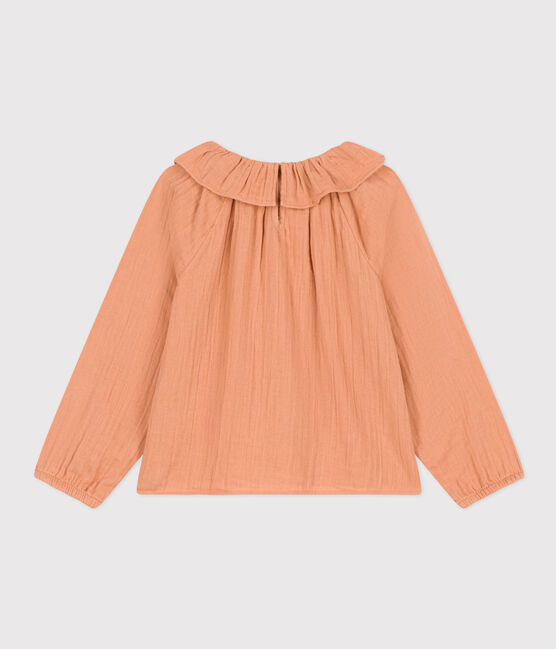 Blouse en gaze de coton enfant fille rose SIENNA