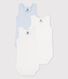 Lot de 3 bodies sans manches en coton biologique