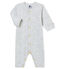 Dors bien sans pieds bébé garçon gris POUSSIERE/blanc MARSHMALLOW