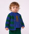 Cardigan b&eacute;b&eacute; en tricot laine et coton ray&eacute; multicouleur/vert