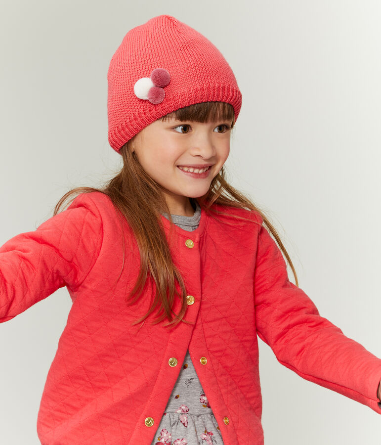 Cardigan enfant fille rouge
