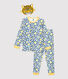 Pyjama phosphorescent léopard en coton enfant