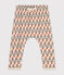 Pantalon en jersey épais imprimé bébé blanc AVALANCHE/ MULTICO