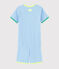 Pyjacourt en coton enfant bleu EDNA/blanc MARSHMALLOW