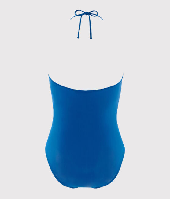 Maillot de bain 1 pièce femme bleu RIYADH