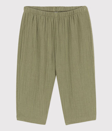 PETIT BATEAU - Pantalon bébé en gaze de coton