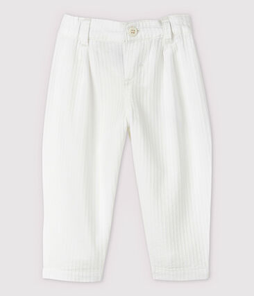 PETIT BATEAU - Pantalon cérémonie rayé en popeline bébé garçon