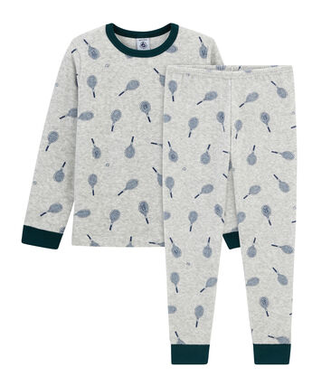 Pyjama petit garçon en bouclette éponge grattée