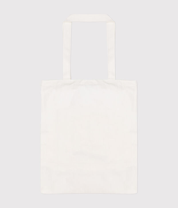 Tote bag Monsieur Madame en coton blanc