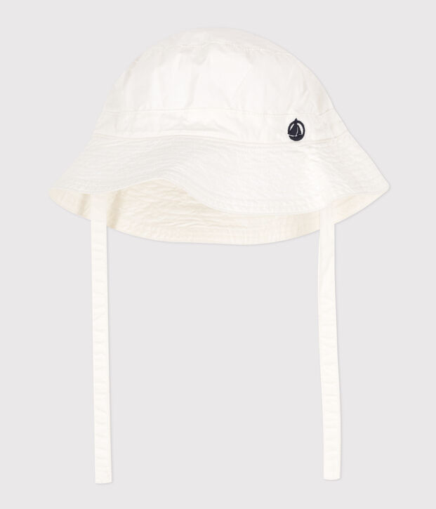 Bob blanc en twill b&eacute;b&eacute; blanc