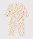 Pyjama sans pieds imprimé fleurs en coton bébé