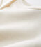 Body manches longues bébé en laine et coton blanc MARSHMALLOW