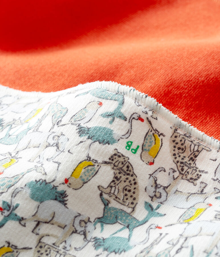 Lot de 2 bandanas-bavoirs b&eacute;b&eacute; gar&ccedil;on multicouleur