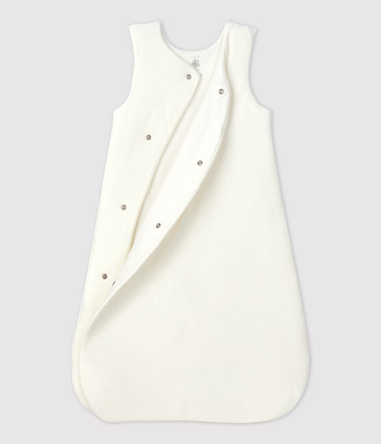 GIGOTEUSE BÉBÉ EN VELOURS DE COTON BIOLOGIQUE TOG 2 blanc MARSHMALLOW