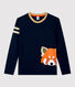 Tee-shirt manches longues en coton enfant garçon
