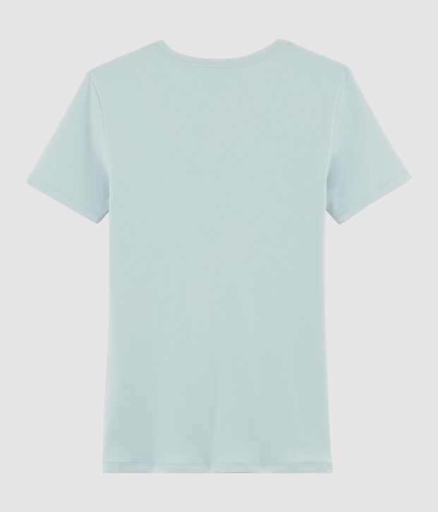 Tee shirt iconique femme bleu