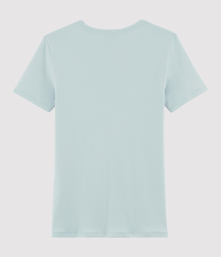 Tee shirt iconique femme bleu
