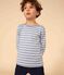 Marinière iconique en coton enfant fille / garçon AZUL/ MONTELIMAR