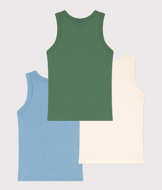 Lot de 3 débardeurs en coton petit garçon variante 1