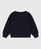 Sweatshirt en molleton enfant garçon bleu SMOKING