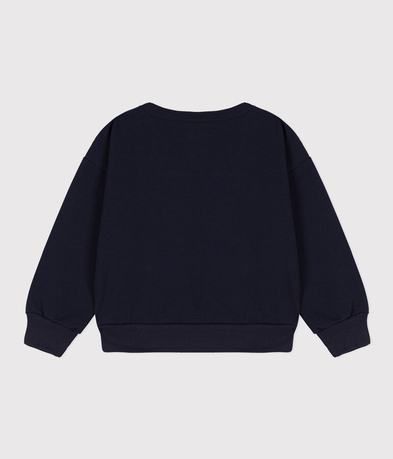 Sweatshirt en molleton enfant gar&ccedil;on bleu SMOKING