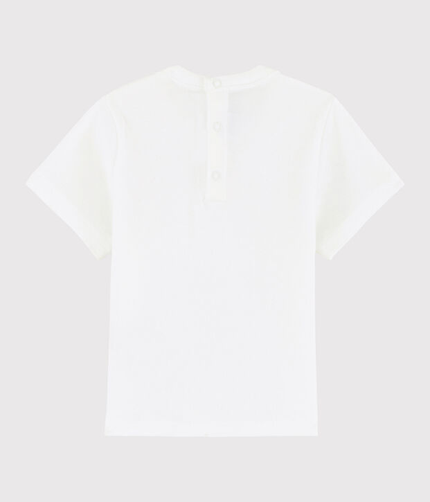 Tee-shirt b&eacute;b&eacute; fille blanc