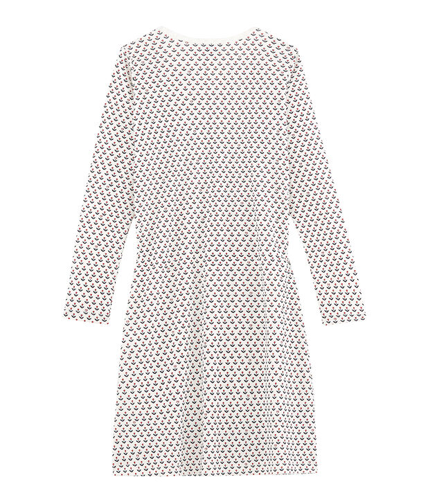 Chemise de nuit fille blanc/multicouleur