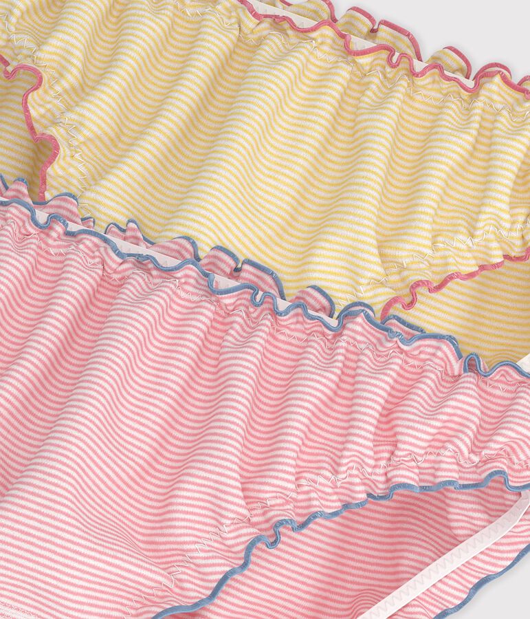 Lot de culottes fronc&eacute;es femme en coton variante 1