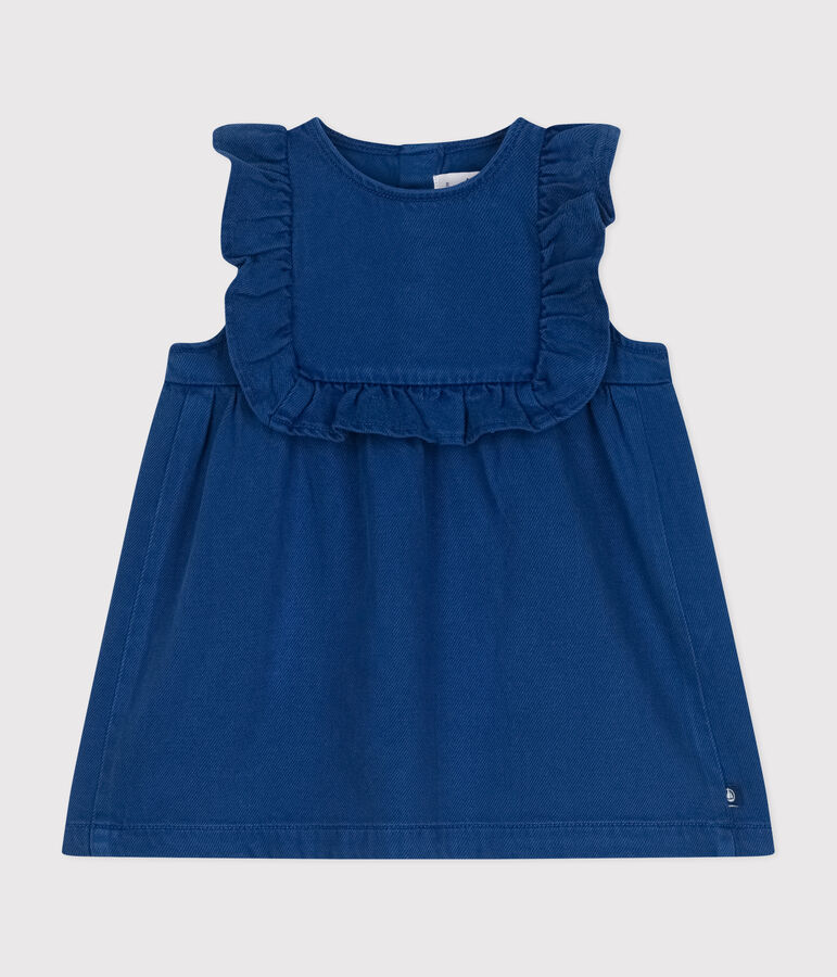 Robe sans manche en coton/lyocell b&eacute;b&eacute; bleu INCOGNITO