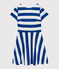 Robe rayée Femme bleu SURF/blanc MARSHMALLOW