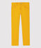 Pantalon slim en serge enfant garçon jaune BOUDOR